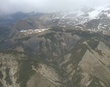 Mirá el lugar donde cayó el avión con 150 pasajeros