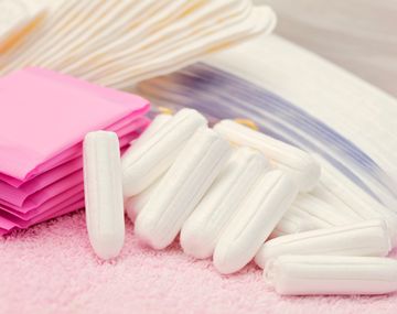 Tampones y toallitas femeninas