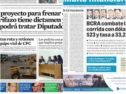 Tapas de diarios del viernes 4 de mayo de 2018