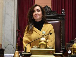 Victoria Villarruel, en el Senado. Victoria Villarruel, en el Senado.