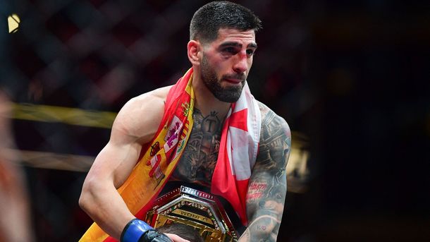 Ilia Topuria noqueó a Alexander Volkanovskiy se consagró campeón de la UFC: su palito para McGregor