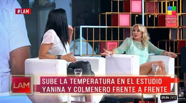 Fuerte pelea entre Yanina Latorre y Viviana Colmenero en LAM