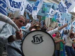 Protesta docente chiquita