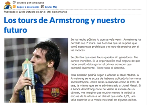 En España matan a Messi...pero después le piden perdón