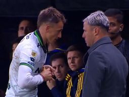 La situación inédita en el segundo gol de Boca: por qué Sarmiento se quedó con 10