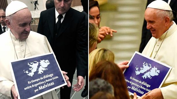 El Papa pidió diálogo entre Argentina y Reino Unido por Malvinas