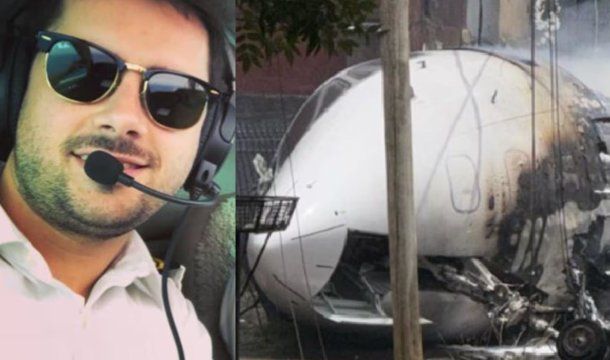Agustín Orforte, copiloto fallecido en la tragedia aérea de San Fernando. Agustín Orforte, copiloto fallecido en la tragedia aérea de San Fernando.