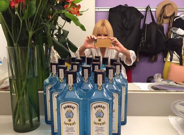 Soledad Silveyra y una foto llamativa en su camarín