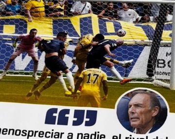El palito del Auckland City a Miguel Ángel Russo en su vuelta al estadio tras el Mundial de Clubes