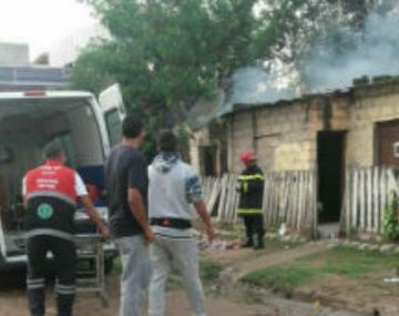 Esta es la casa que intentaron prender fuego