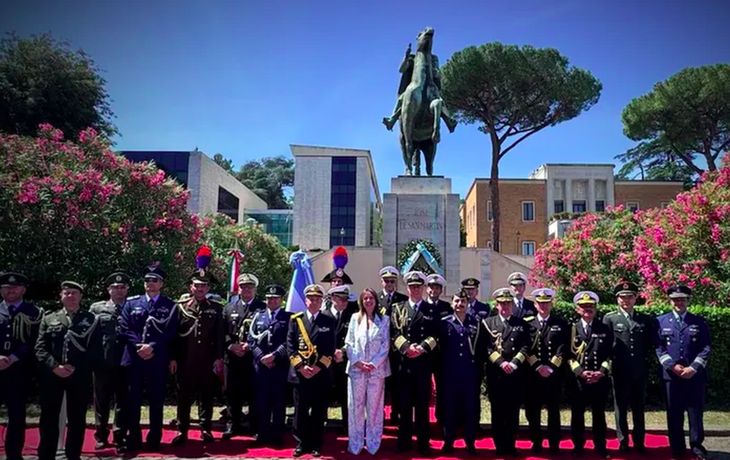 Sandra Pettovello llegó a Roma para su reunión con el papa León XIV