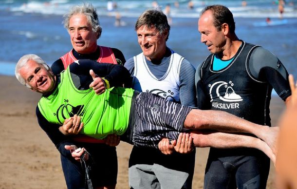 Así cuidan las otras leyendas a Sandy Errecaborde