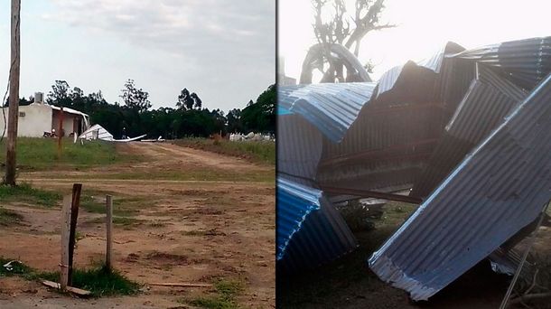 Corrientes: una cola de tornado provocó destrozos en varias localidades