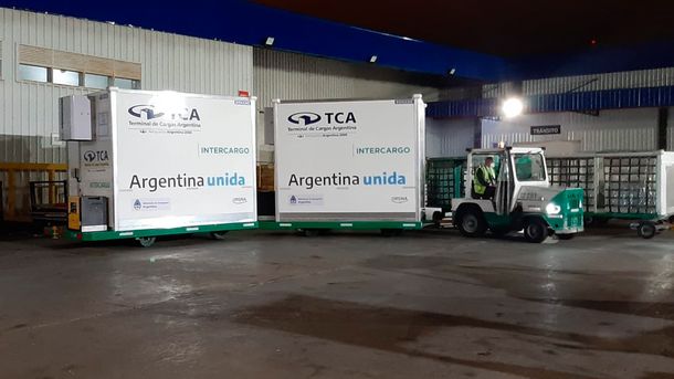 Llegaron a Argentina las 580 mil dosis de la vacuna Covishield desde India