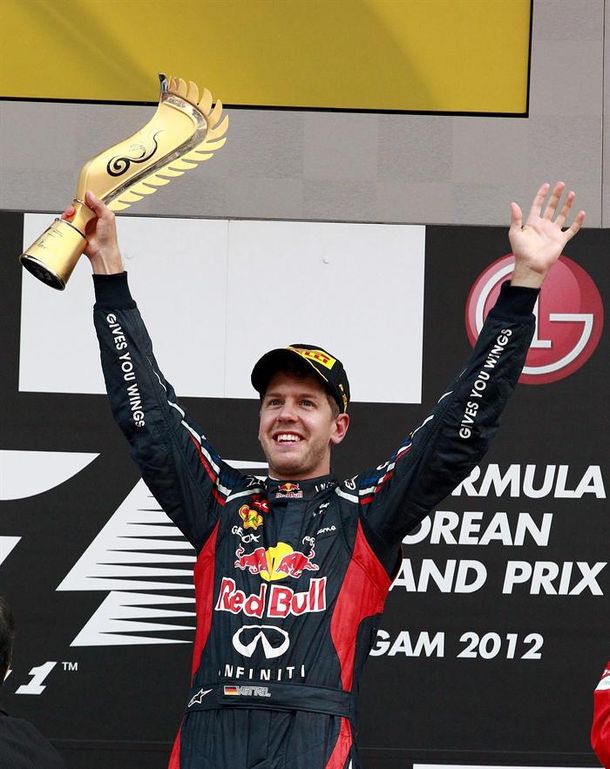 F1: Sebastian Vettel ganó el Gran Premio de Corea del Sur