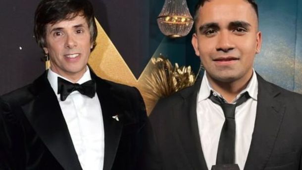 Robertito Funes Ugarte sorprendió a todos con su reacción frente a Oliver Quiroz tras los Martín Fierro