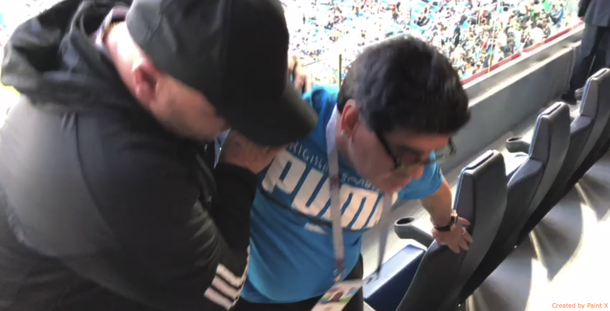 Diego Maradona dejó todo