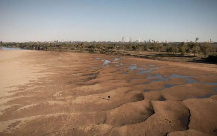 Formalizan declaración de emergencia hídrica por la histórica bajante en el Río Paraná