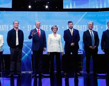 Ocho candidatos a la presidencia de Chile.