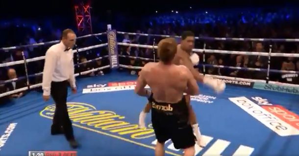 Joshua noqueó a&nbsp;Povetkin