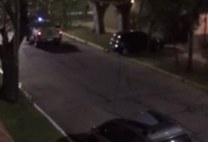 Así fue el impresionante tiroteo con ametralladora en Banfield