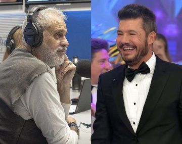 Jorge Rial y Marcelo Tinelli