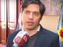 Axel Kicillof, gobernador de la provincia de Buenos Aires, con C5N