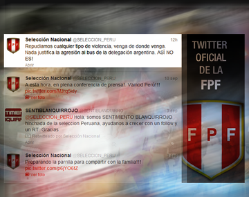 La Federación Peruana pidió disculpas por el ataque al micro