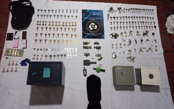 Cayó El cerrajero: clonaba llaves para hacer entraderas