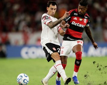 Estudiantes pagó caro un error y cayó ante Flamengo por la Copa Libertadores
