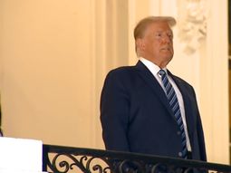 Donald Trump volvi&oacute; a la Casa Blanca tras estar internado por Covid-19