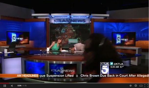 Sismo en el sur de California: así se sintió en un canal de TV