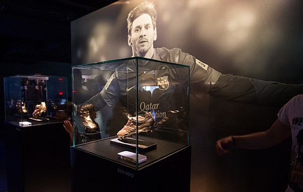 Messi tiene su espacio en el Museo del Barcelona