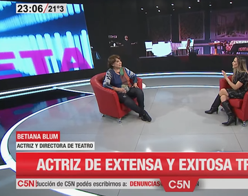 Betiana Blum y su secreto para manterse joven a los 83