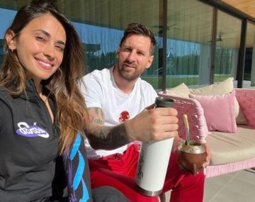 El chat de WhatsApp de Antonela Roccuzzo con la churrería de Funes