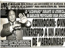 Histórico: el Ministerio de Defensa desclasificó documentos sobre el avistaje de un OVNI en Bariloche