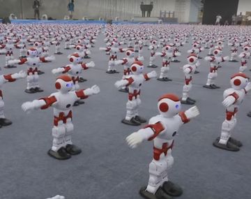 Más de 1.000 robots bailan una coreografía y marcan un Récord Guinness