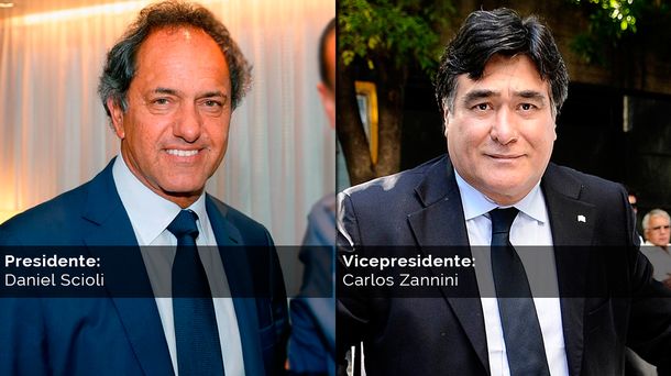 El kirchnerismo presentó en forma oficial la fórmula Scioli Zannini para las PASO