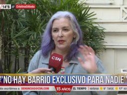 Ximena, la vecina de Cristina Kirchner habló con C5N: Eso del quilombo no es tan así
