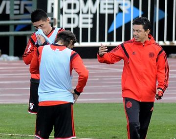 River entrenó pensando en Cruzeiro y Gallardo dio la lista de los que viajan