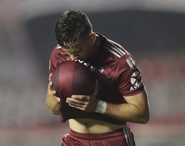 El primer gol argentino en el regreso de la Copa  lo marcó River: Borré tras jugada colectiva