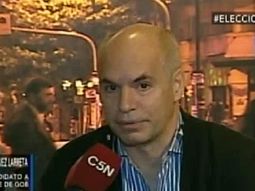 larreta, en el tortoni: a las 22 ya habra resultados larreta, en el tortoni: a las 22 ya habra resultados