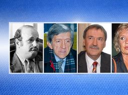 Elías Jassán, Armando Caro Figueroa, Juan Schiaretti y Adelina Dalesio de Viola Elías Jassán, Armando Caro Figueroa, Juan Schiaretti y Adelina Dalesio de Viola