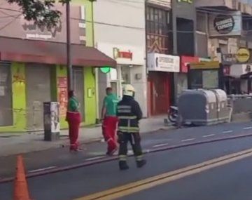 Incendio en Once cerca de la Línea H de subte