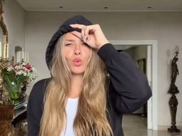 hoy es un buen dia, asi celebro la china suarez el divorcio de wanda nara y mauro icardi