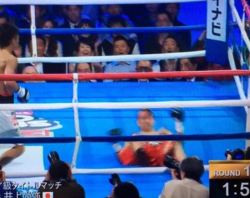 Narváez fue una sombra y perdió su título por KO en el segundo round