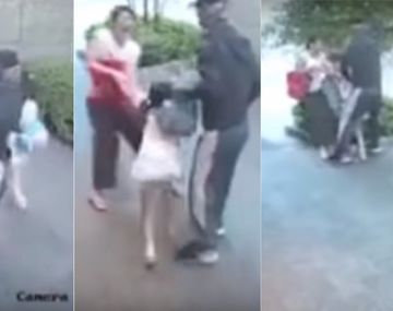Quisieron robarle a la hija y se defendió