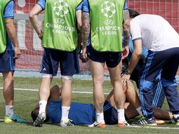 alarma: cristiano ronaldo se fue golpeado de la practica del real madrid alarma: cristiano ronaldo se fue golpeado de la practica del real madrid