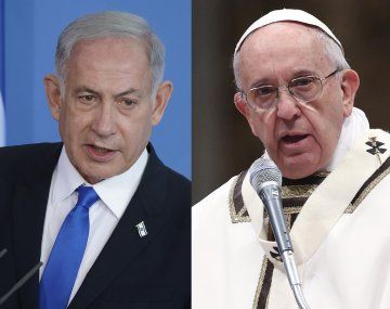 Benjamín Netanyahu / Papa Francisco.