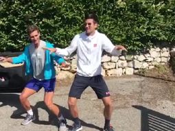 El serbio se lo dedicó a Del Potro El serbio se lo dedicó a Del Potro